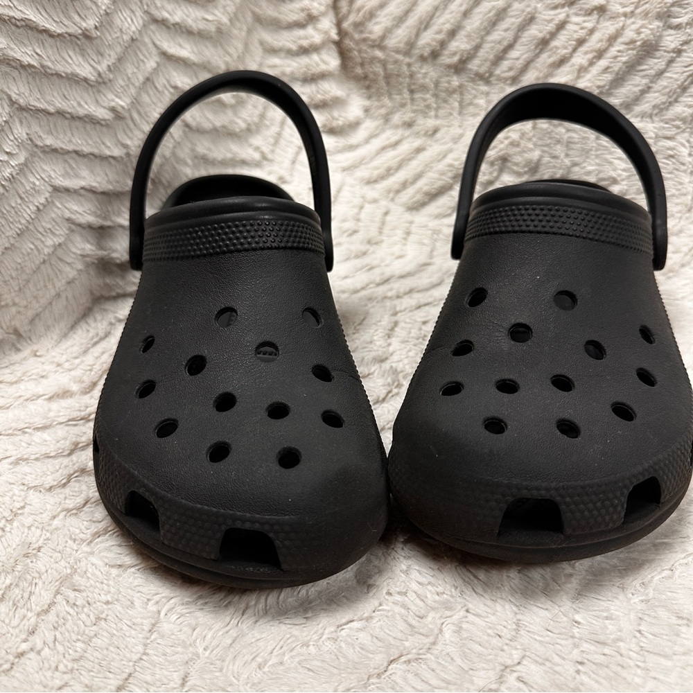 Crocs Clogs Summer Slip-On Black mens 8 women's 10